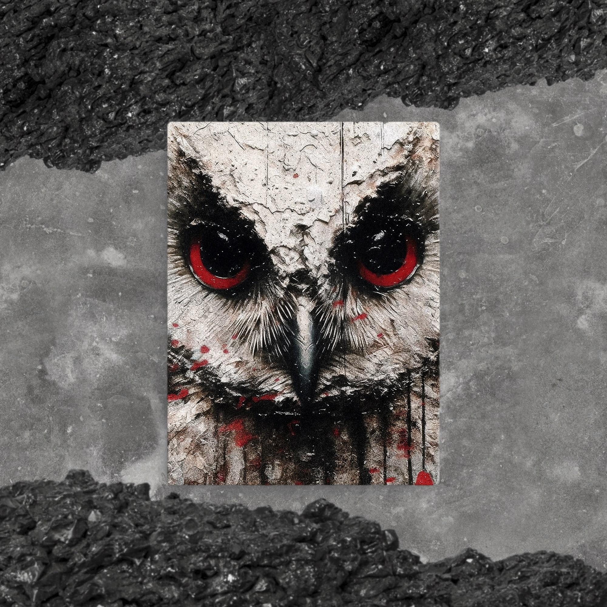 The Owl 12x16 inch Canvas Art Print (Owl Wall Art)