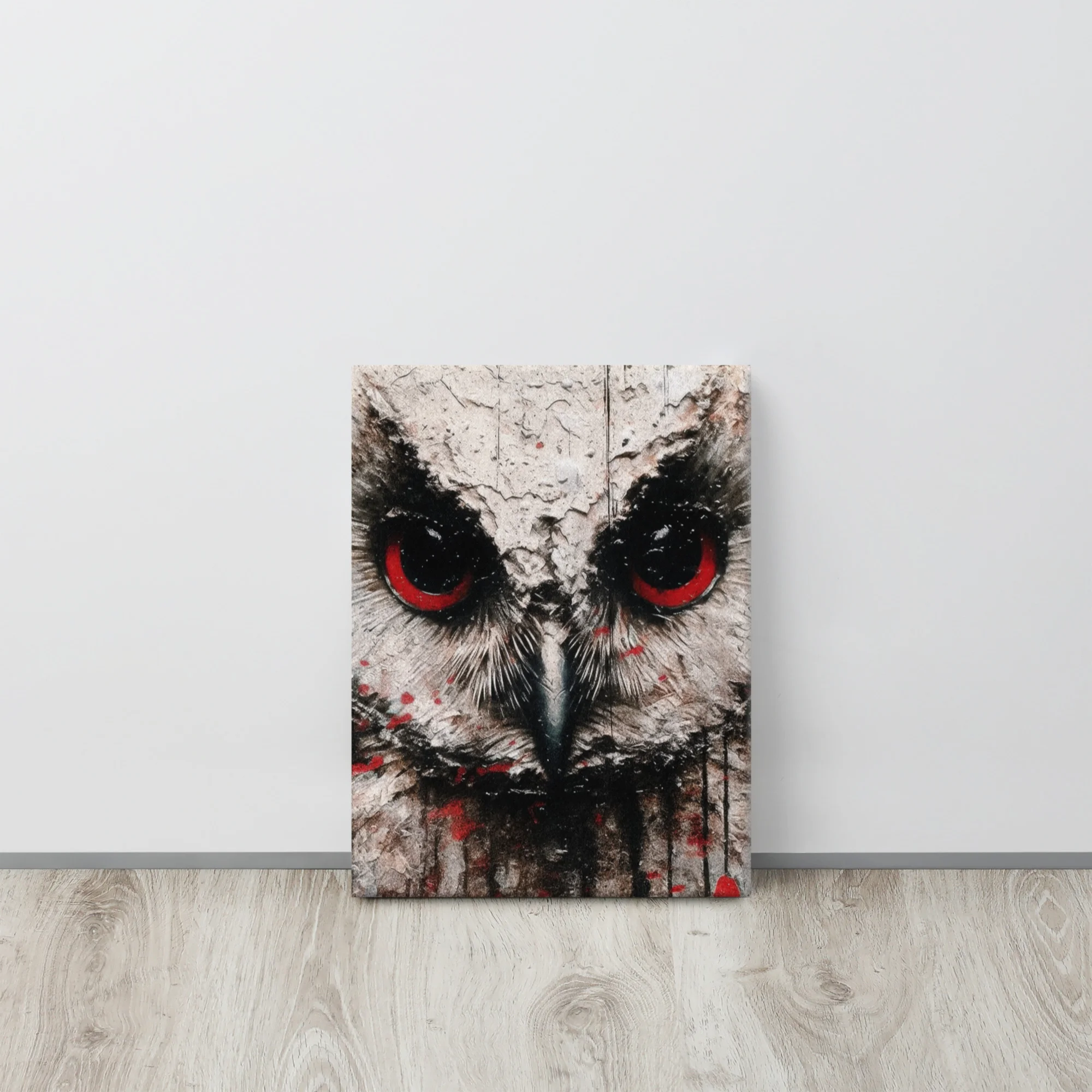 Owl Canvas Art Print 12″×16″